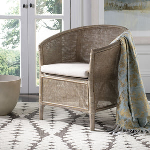 Safavieh Alexana Rattan Armchair - Modern Comfort Meets Natural Elegance For Stylish Living Spaces & Relaxation ACH6502A