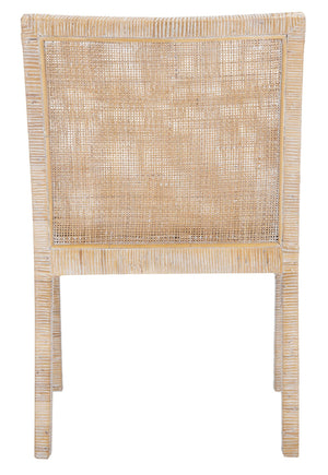 Safavieh Sarai Accent Chair - Coastal Chic Design With Removable Cushion For Stylish Living Spaces And Nooks Grey White Wash/White ACH6520B