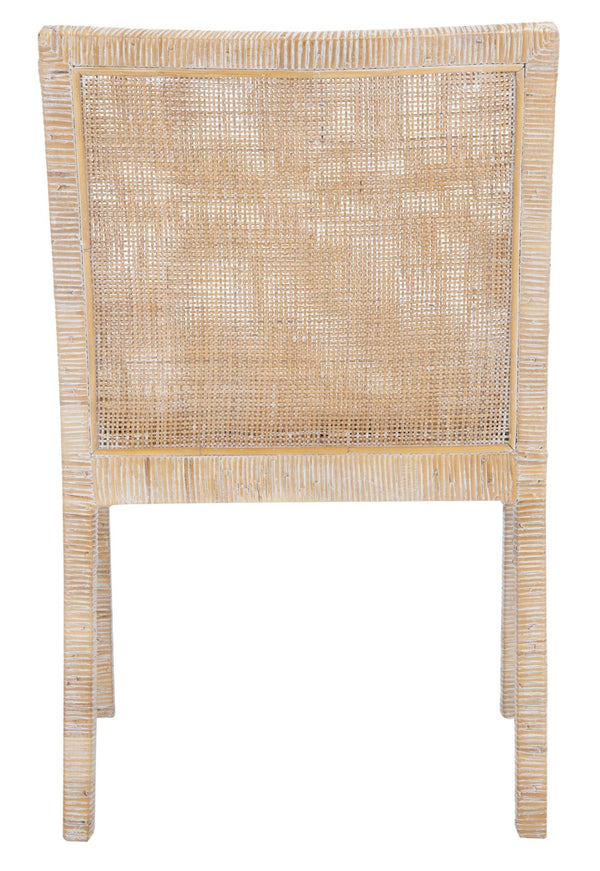 Safavieh Sarai Accent Chair - Coastal Chic Design With Removable Cushion For Stylish Living Spaces And Nooks Grey White Wash/White ACH6520B