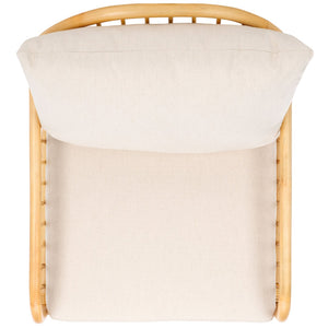 Safavieh Reiley Accent Chair With Cushion – Stylish Rattan Lounge Seating For Cozy Living Spaces & Nooks ACH6524A