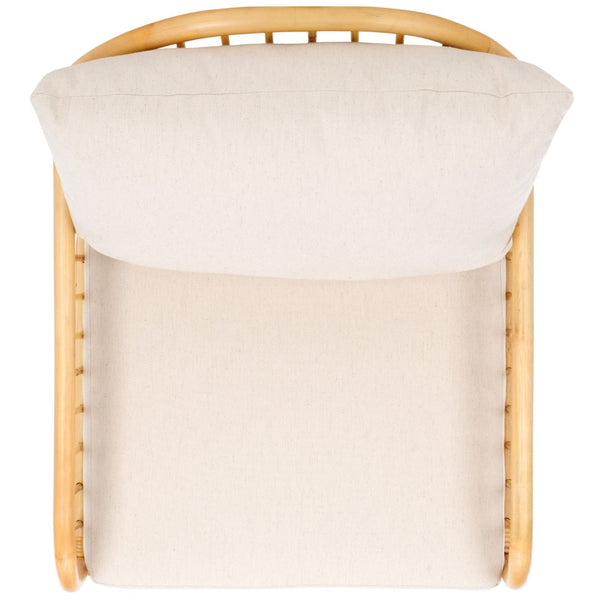 Safavieh Reiley Accent Chair With Cushion – Stylish Rattan Lounge Seating For Cozy Living Spaces & Nooks ACH6524A