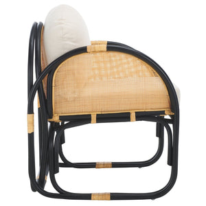 Safavieh Constella Modern Accent Chair With Cushion – Chic Rattan Design For Stylish Comfort & Versatility ACH6532A