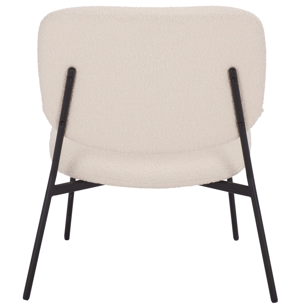 Safavieh Alicai Accent Chair - Elegant Comfort And Stylish Design For Any Room, Perfect For Relaxation And Decor Creme ,Black Metal,Plywood,Fabric,Foam Ach7502a