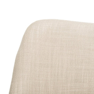 Safavieh Tarly Accent Chair - Elegant Beige Upholstered Seating With Solid Elm Frame For Modern Interiors ACH9500B