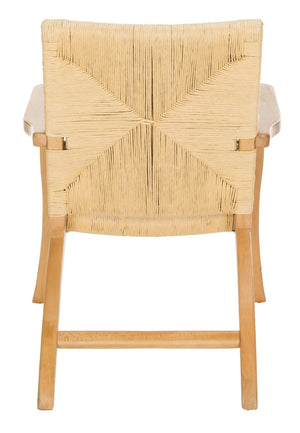 Safavieh Bronn Elegant Accent Chair - Boutique Hotel Inspired Design With Natural Beech Wood & Modern Comfort ACH9502A