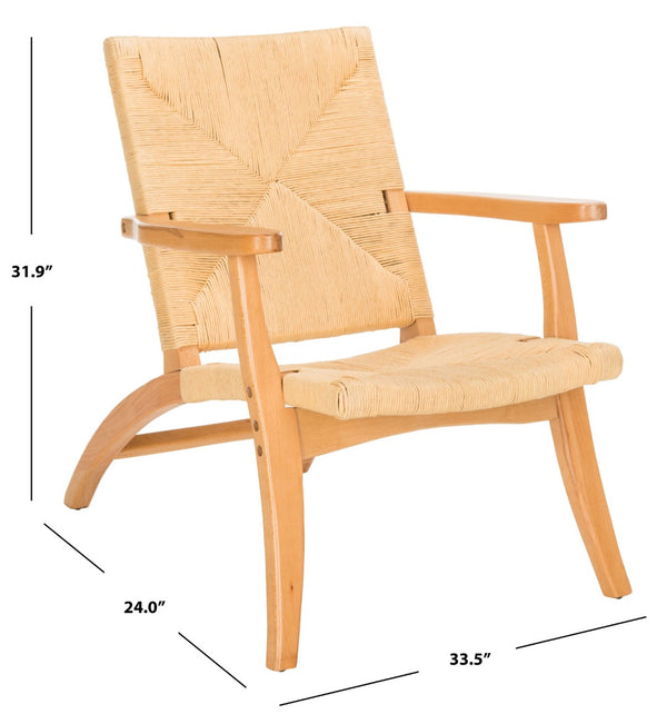 Safavieh Bronn Elegant Accent Chair - Boutique Hotel Inspired Design With Natural Beech Wood & Modern Comfort ACH9502A