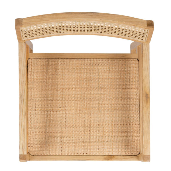 Safavieh Lula Cane Accent Chair - Modern Coastal Design With Clean Lines And Natural Materials For Stylish Spaces Natural ACH9503C