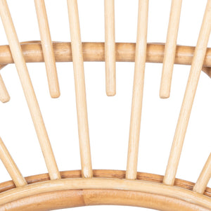 Safavieh Savino Rattan Accent Chair - Modern Papasan Design With Plush Cream Cushion For Cozy Living Spaces ACH9901A