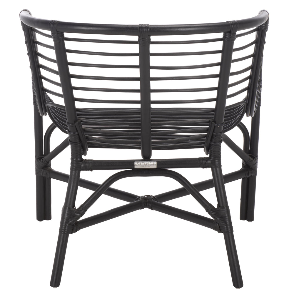 Valeriya Woven Rattan Arm Chair — Handcrafted Sculpted Silhouette, Ergonomic Comfort & Durable Style