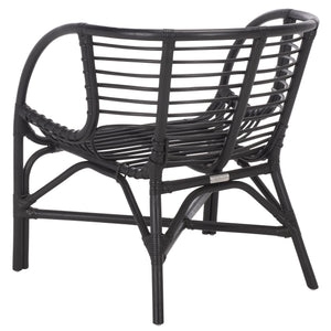 Valeriya Woven Rattan Arm Chair — Handcrafted Sculpted Silhouette, Ergonomic Comfort & Durable Style