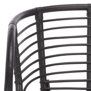 Valeriya Woven Rattan Arm Chair — Handcrafted Sculpted Silhouette, Ergonomic Comfort & Durable Style