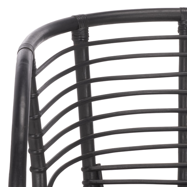 Valeriya Woven Rattan Arm Chair — Handcrafted Sculpted Silhouette, Ergonomic Comfort & Durable Style