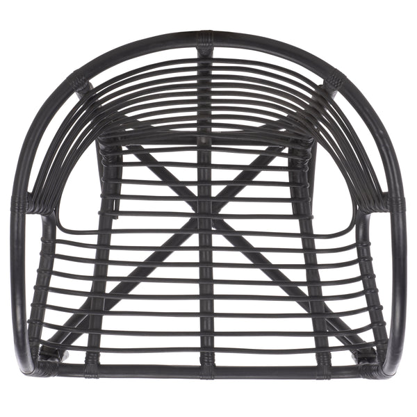 Valeriya Woven Rattan Arm Chair — Handcrafted Sculpted Silhouette, Ergonomic Comfort & Durable Style