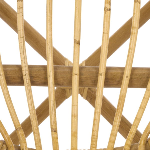 Varvara Woven Rattan Arm Chair — Handcrafted Coastal Accent With Breathable Open Weave And Ergonomic Arms For Relaxed Seating