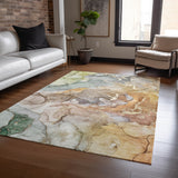Addison Rugs Chantille ACN500 Machine Made Polyester Contemporary Rug Beige Polyester 10' x 14'