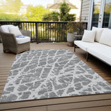 Addison Rugs Chantille ACN501 Machine Made Polyester Transitional Rug Charcoal Polyester 10' x 14'