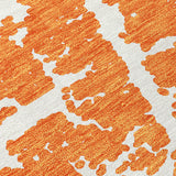 Addison Rugs Chantille ACN501 Machine Made Polyester Transitional Rug Orange Polyester 10' x 14'