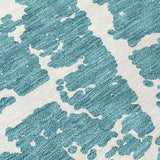 Addison Rugs Chantille ACN501 Machine Made Polyester Transitional Rug Teal Polyester 10' x 14'