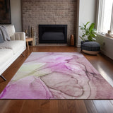 Addison Rugs Chantille ACN502 Machine Made Polyester Transitional Rug Pink Polyester 10' x 14'