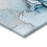 Addison Rugs Chantille ACN506 Machine Made Polyester Transitional Rug Blue Polyester 10' x 14'