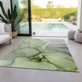 Addison Rugs Chantille ACN506 Machine Made Polyester Transitional Rug Green Polyester 10' x 14'