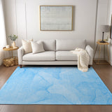 Addison Rugs Chantille ACN509 Machine Made Polyester Transitional Rug Blue Polyester 10' x 14'
