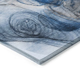 Addison Rugs Chantille ACN513 Machine Made Polyester Transitional Rug Navy Polyester 10' x 14'