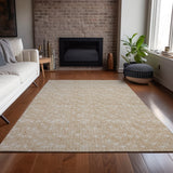 Addison Rugs Chantille ACN514 Machine Made Polyester Transitional Rug Beige Polyester 10' x 14'