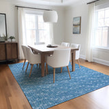 Addison Rugs Chantille ACN514 Machine Made Polyester Transitional Rug Blue Polyester 10' x 14'