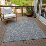 Addison Rugs Chantille ACN514 Machine Made Polyester Transitional Rug Gray Polyester 10' x 14'