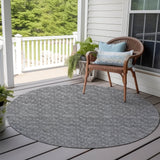 Addison Rugs Chantille ACN514 Machine Made Polyester Transitional Rug Gray Polyester 8' x 8'