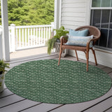 Addison Rugs Chantille ACN514 Machine Made Polyester Transitional Rug Green Polyester 8' x 8'