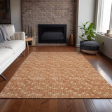 Addison Rugs Chantille ACN514 Machine Made Polyester Transitional Rug Salmon Polyester 10' x 14'