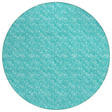 Addison Rugs Chantille ACN514 Machine Made Polyester Transitional Rug Teal Polyester 8' x 8'