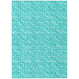 Addison Rugs Chantille ACN514 Machine Made Polyester Transitional Rug Teal Polyester 10' x 14'