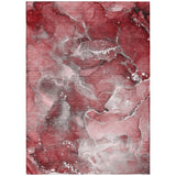 Addison Rugs Chantille ACN518 Machine Made Polyester Transitional Rug Merlot Polyester 10' x 14'