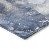 Addison Rugs Chantille ACN518 Machine Made Polyester Transitional Rug Navy Polyester 10' x 14'
