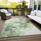 Addison Rugs Chantille ACN520 Machine Made Polyester Transitional Rug Green Polyester 10' x 14'