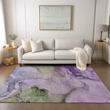 Addison Rugs Chantille ACN521 Machine Made Polyester Transitional Rug Purple Polyester 10' x 14'