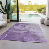 Addison Rugs Chantille ACN524 Machine Made Polyester Transitional Rug Lilac Polyester 10' x 14'