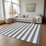 Addison Rugs Chantille ACN528 Machine Made Polyester Transitional Rug Charcoal Polyester 10' x 14'