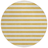 Addison Rugs Chantille ACN528 Machine Made Polyester Transitional Rug Gold Polyester 8' x 8'