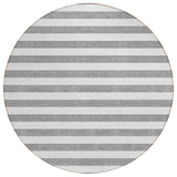 Addison Rugs Chantille ACN528 Machine Made Polyester Transitional Rug Gray Polyester 8' x 8'