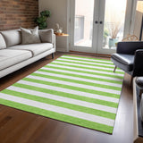 Addison Rugs Chantille ACN528 Machine Made Polyester Transitional Rug Lime Polyester 10' x 14'