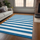 Addison Rugs Chantille ACN528 Machine Made Polyester Transitional Rug Navy Polyester 10' x 14'