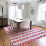 Addison Rugs Chantille ACN528 Machine Made Polyester Transitional Rug Pink Polyester 10' x 14'