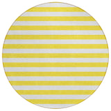 Addison Rugs Chantille ACN528 Machine Made Polyester Transitional Rug Yellow Polyester 8' x 8'