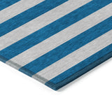Addison Rugs Chantille ACN530 Machine Made Polyester Transitional Rug Blue Polyester 10' x 14'
