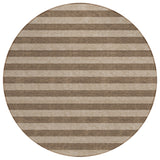 Addison Rugs Chantille ACN530 Machine Made Polyester Transitional Rug Coffee Polyester 8' x 8'