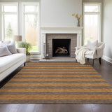Addison Rugs Chantille ACN530 Machine Made Polyester Transitional Rug Fudge Polyester 10' x 14'